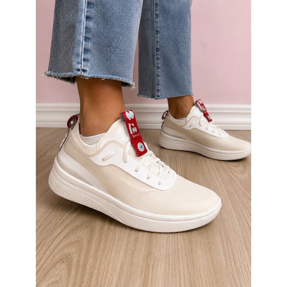 BALA White Athletic Sneakers Women's US 8.5 Men's 7.5 Training Gym Shoes EU 39